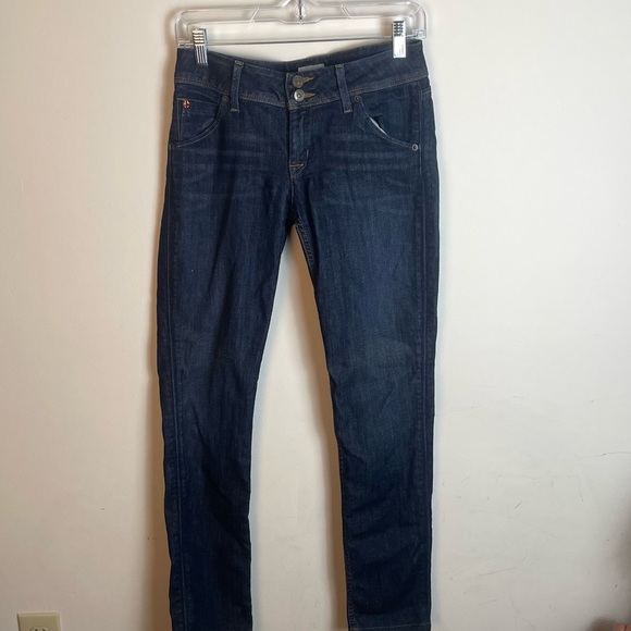 Hudson Collin Flap Dark Wash Skinny Jeans Size 26 - Picture 2 of 11